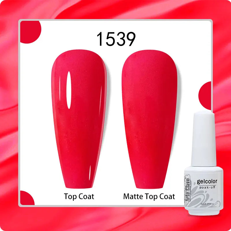 Arte Clavo Soak Off UV Gel Nail Polish Cosmetics Art Manicure Nails Qme 1539