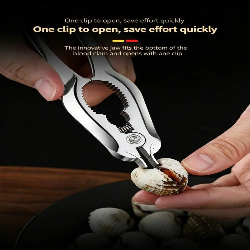 Oyster Opener Tool Seafood Cracker Clam Kitchenware Zinc Alloy Qme