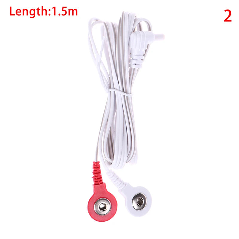 1 5 8M Replacement Jack DC Head Electrode TENS Unit Lead Wires Qme 2