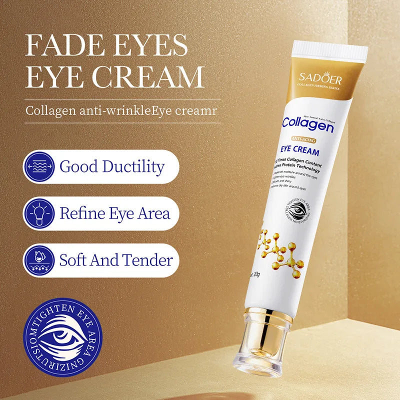 Collagen Eye Cream Anti-aging Moisturizing Firming Reduces Dark Qme