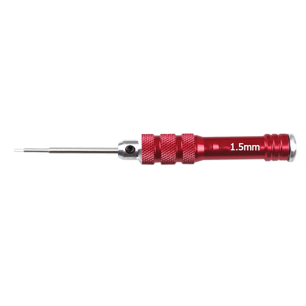HSS Red Handle Hex Screwdriver Tool Set for RC Helicopter Repair Tools Qme 1.5mm