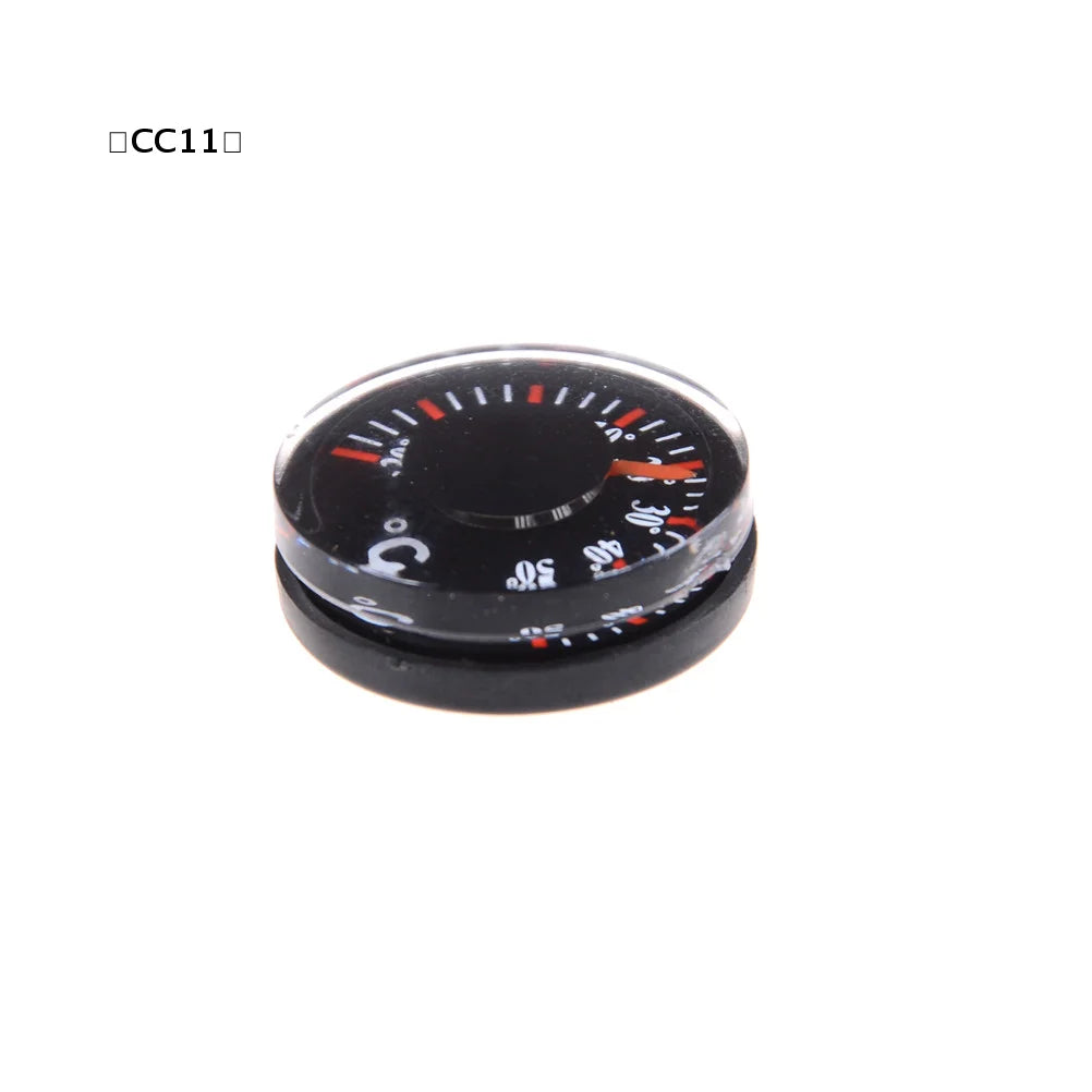 Diameter Plastic Round Mini Thermometer Spirit Circular Qme