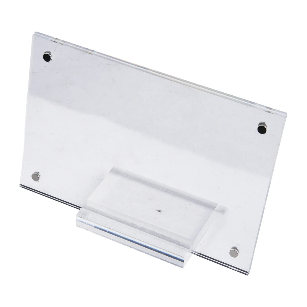 Photo Frame With Base Acrylic Display Stand Table Card Sign Card Display Stand Photo Frame For Wedding Picture Frame Home Decor Qme