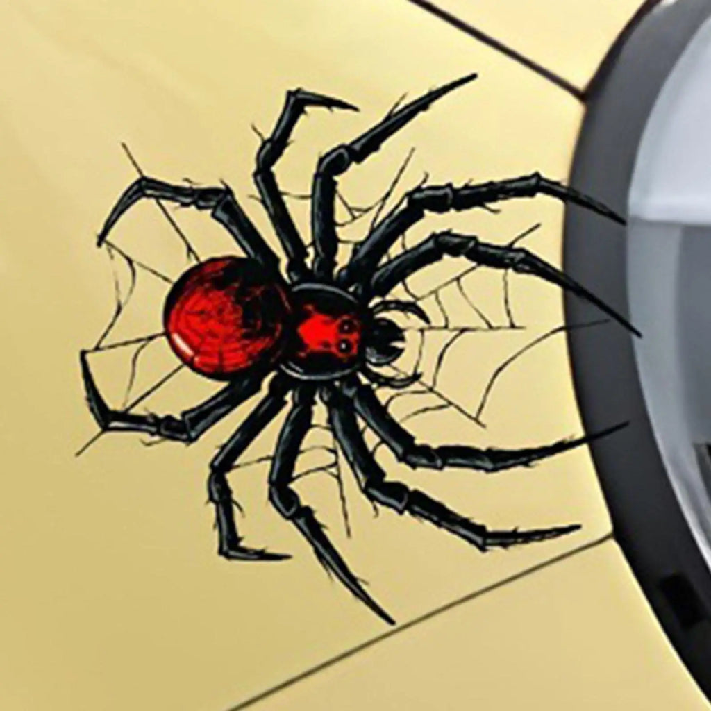 Cartoon Car Stickers Spider Cartoon Car Decals Fashionable Auto Animal Stickers Decorative Car Sticker For Vehicles Decorations Qme