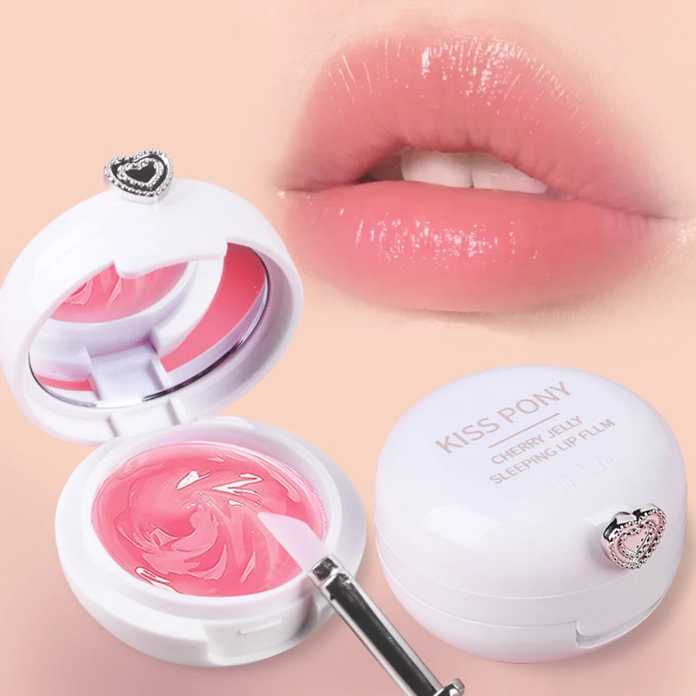 Night Moisturizing Lip Mask Long-lasting Brightening Natural Qme 1pcs