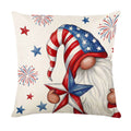 American 250th Anniversary Independence Day Theme Star Striped Pillow Case Sofa Cushion Holiday Party Decorative Cover Qme A One Size