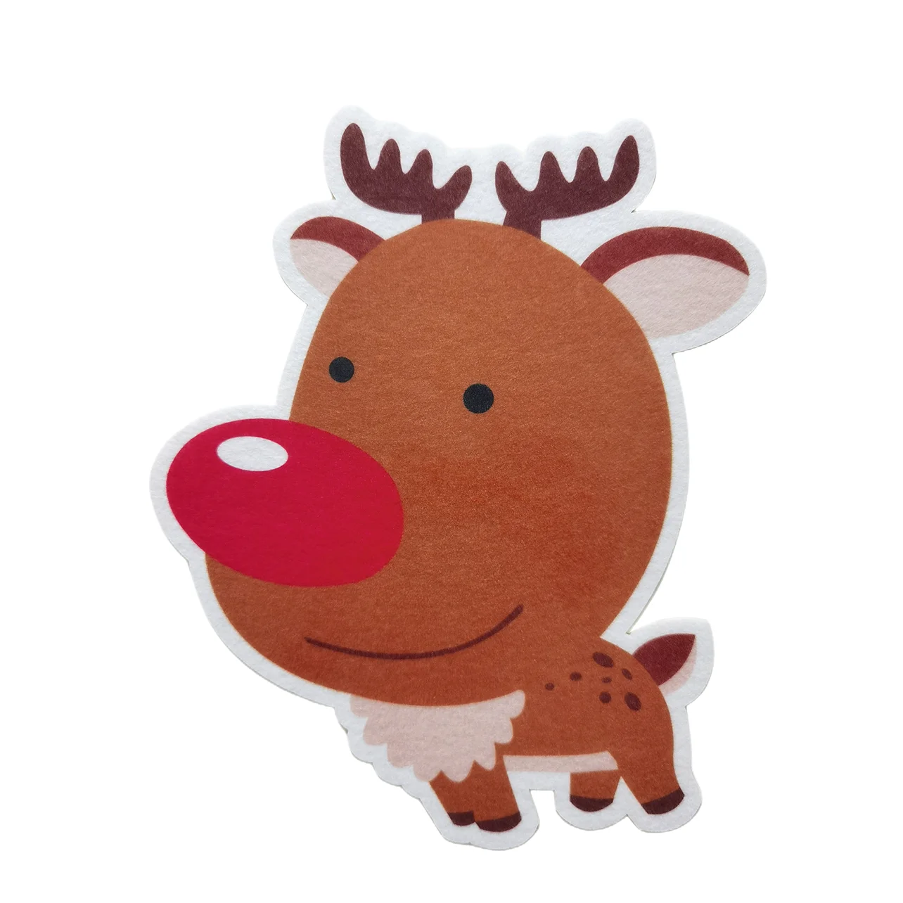Cartoon Fragrant Toilet Stickers Self-Adhesive Wall Sticker for Kid Bathroom Washroom Decorative Deodorization Toilet Lid Decals Qme Reindeer-1PC