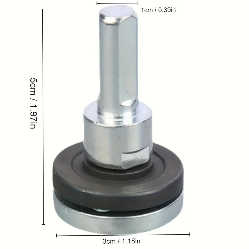 Drill to Angle Grinder Converter Connecting Rod,Universal Hex Shank Adapter for Cutting Polishing Grinding Wheel Disc Power Tool Qme