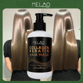 MELAO Collagen & Keratin Hair Mask - Intensive Repair for Damaged & Brittle Hair to Reduce Breakage, Restore Brilliant Shine Qme Smoothing & Straightening