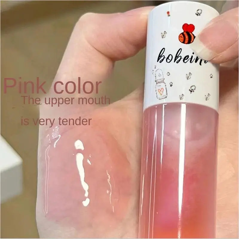Honey Lip Oil Water Light Transparent Glass Moisturizing Lips Student Qme
