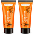 Capsaicin Care Joint Cream for Targeted Relief & Moisturizing with Glucosamine & Vitamin C. Qme Orange 60g