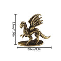 Mythical Beast Figurines Retro Home Feng Shui Decoration Solid Copper Qme Default Title