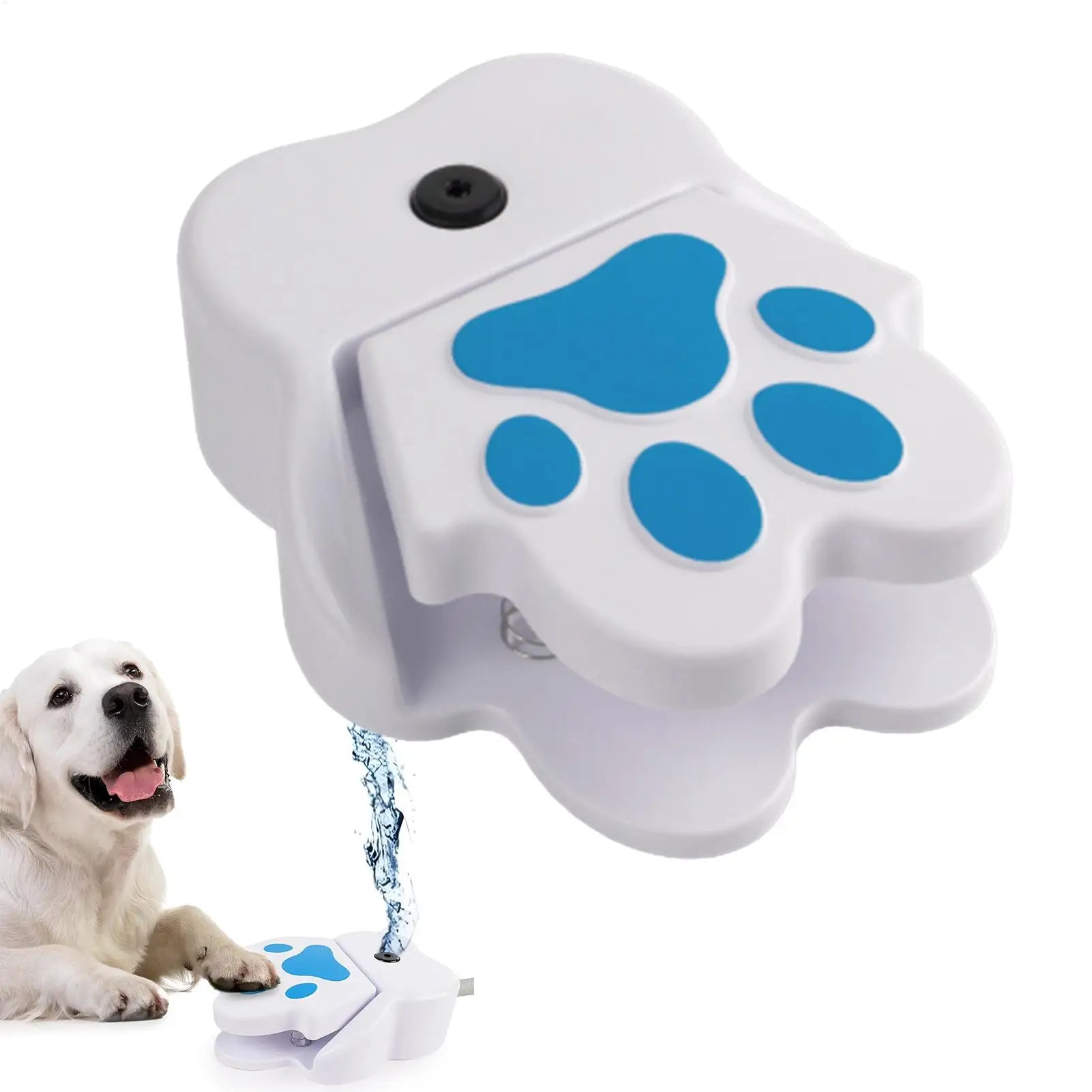 NEW Pet Water Fountain Step On Safe Pet Puppy Step On Safe Pet Water Supply Dog Use Step On Dog Drinking Fountain Water Pet Toy Qme