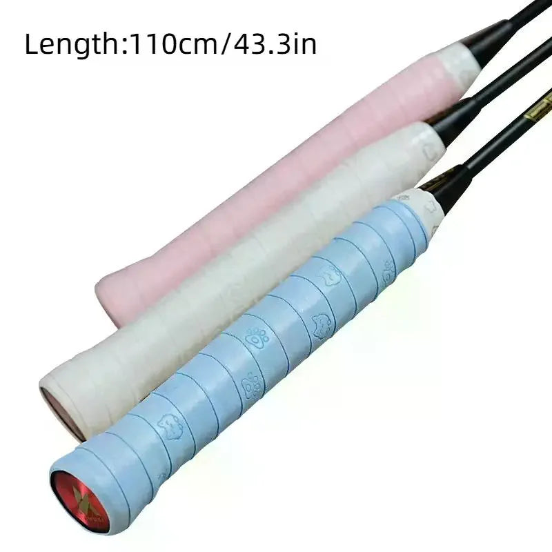 Tennis Racket Overgrip Sweat Band Absorption Grip PU Badminton Handle Qme