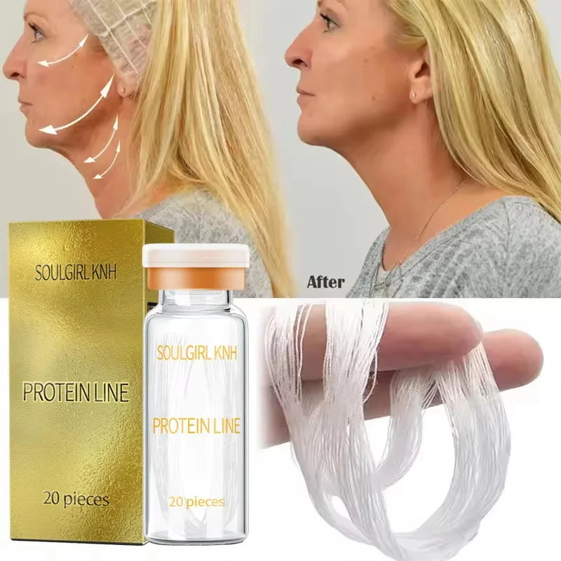 Instant Collagen Protein Threads Lifting Firming Absorbable Face Filler Anti-aging Deep Repair Fade Fine Lines Korean Skincare Qme