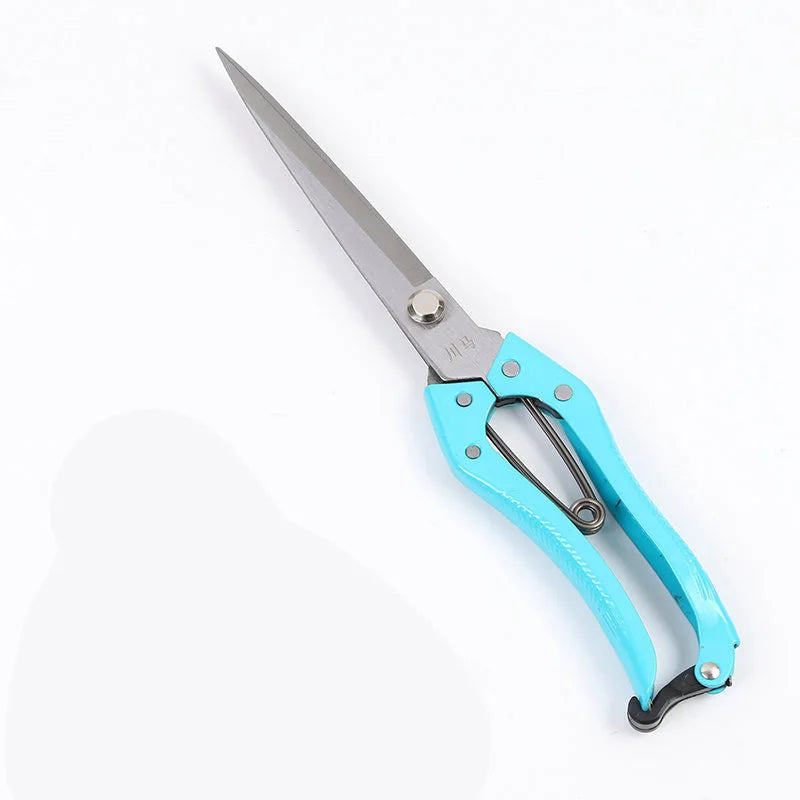 Goat Sheep Lamb Wool Blade Scissor Trimmer Manual Horsehair Pet Qme Blue