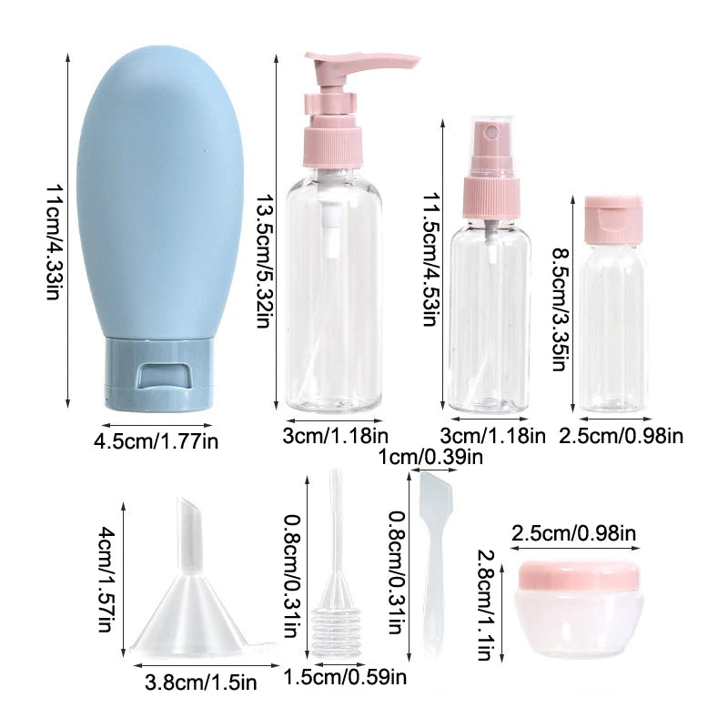 Shampoo Essentials Cream Bottle Empty Container Toiletries Travel Qme