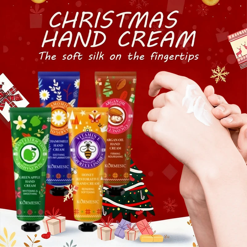 Christmas Hand Cream Moisturizing Dry Cracked Skin Non-oily Travel Qme