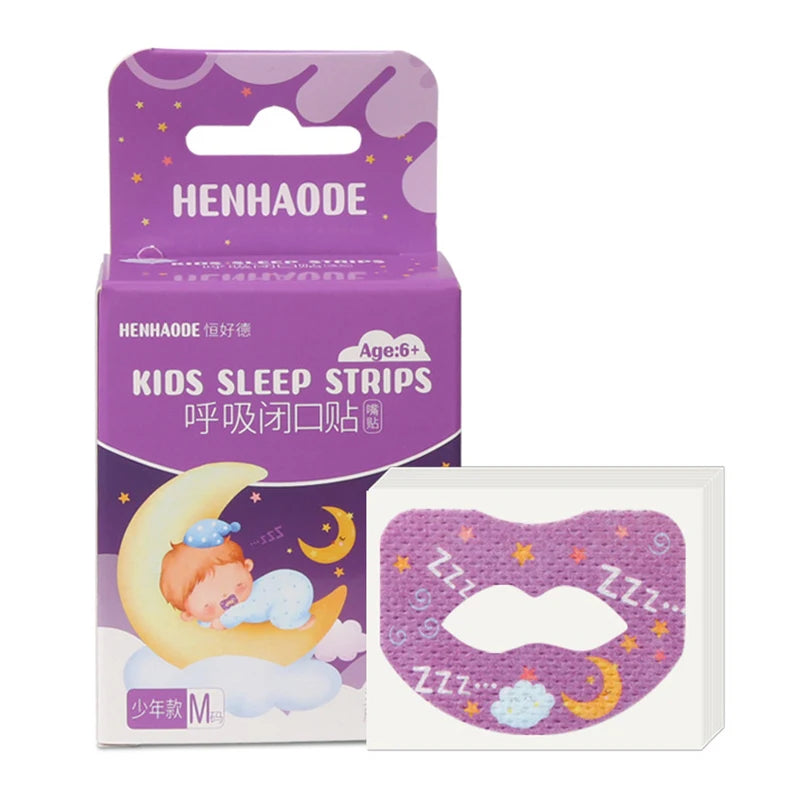 Breathing Correction Patch Shut Up Orthosis Tape Kids Cartoon Qme M Purple Youth