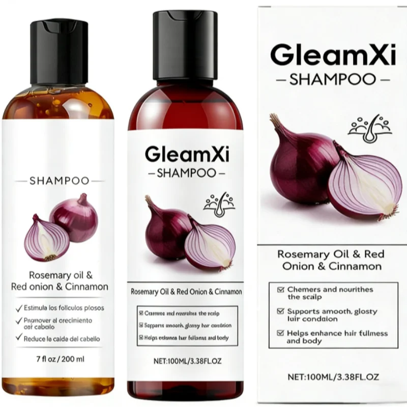 Rosemary Red Onion Hair Care Shampoo Balances Oil Dryness Enhances Qme Set