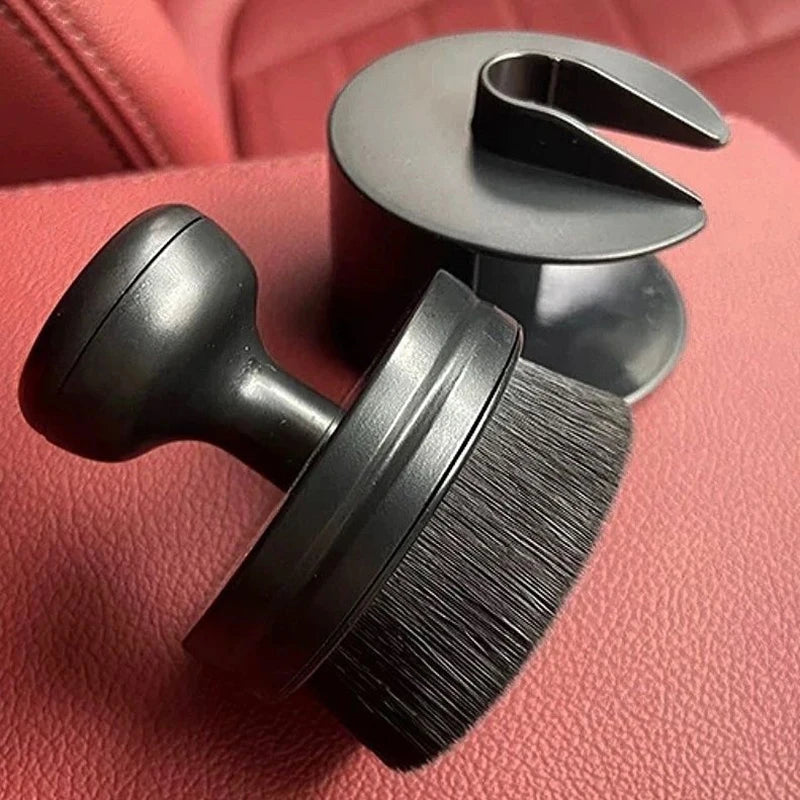 Common Car Tire Crevice Dusting Brush High Density Microfiber Shine Polish Portable Car Wash Care Applicator Car Interior Brush Qme