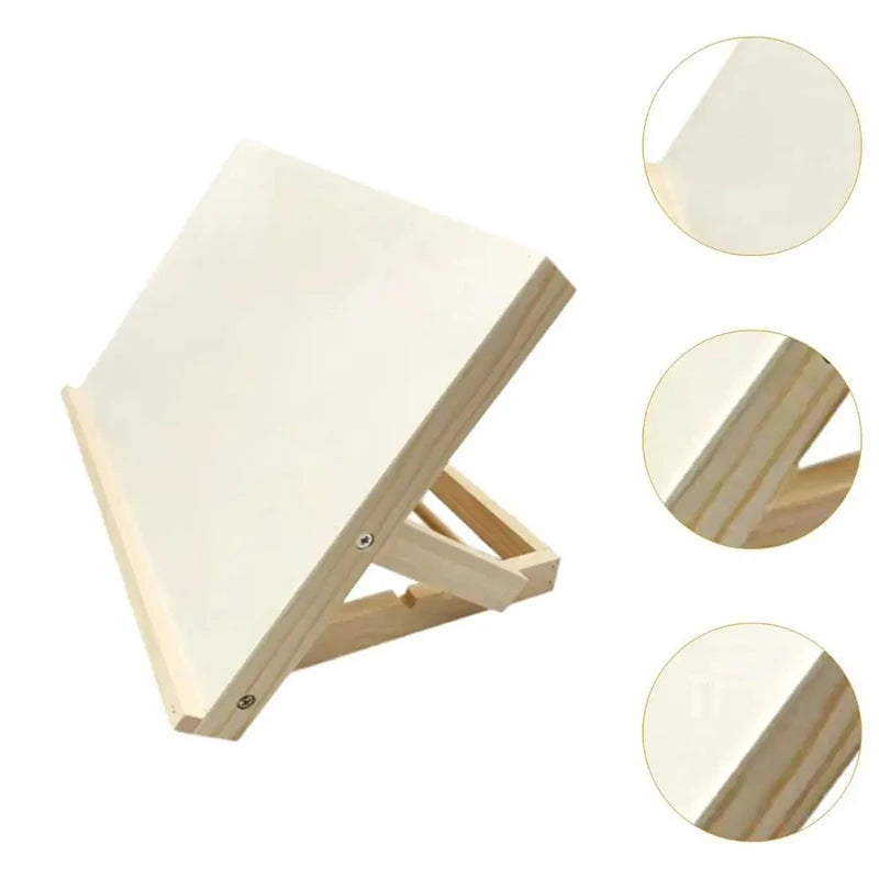 Lightweight Portable Wood Drawing Easel Foldable Tabletop Art Supply Qme