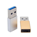 Type-c Female To USB Male Connector Charging Test 3.1 USB C Female Hard Disk USB 3.0a Male Converter for Samsung Xiaomi Huawei Qme black