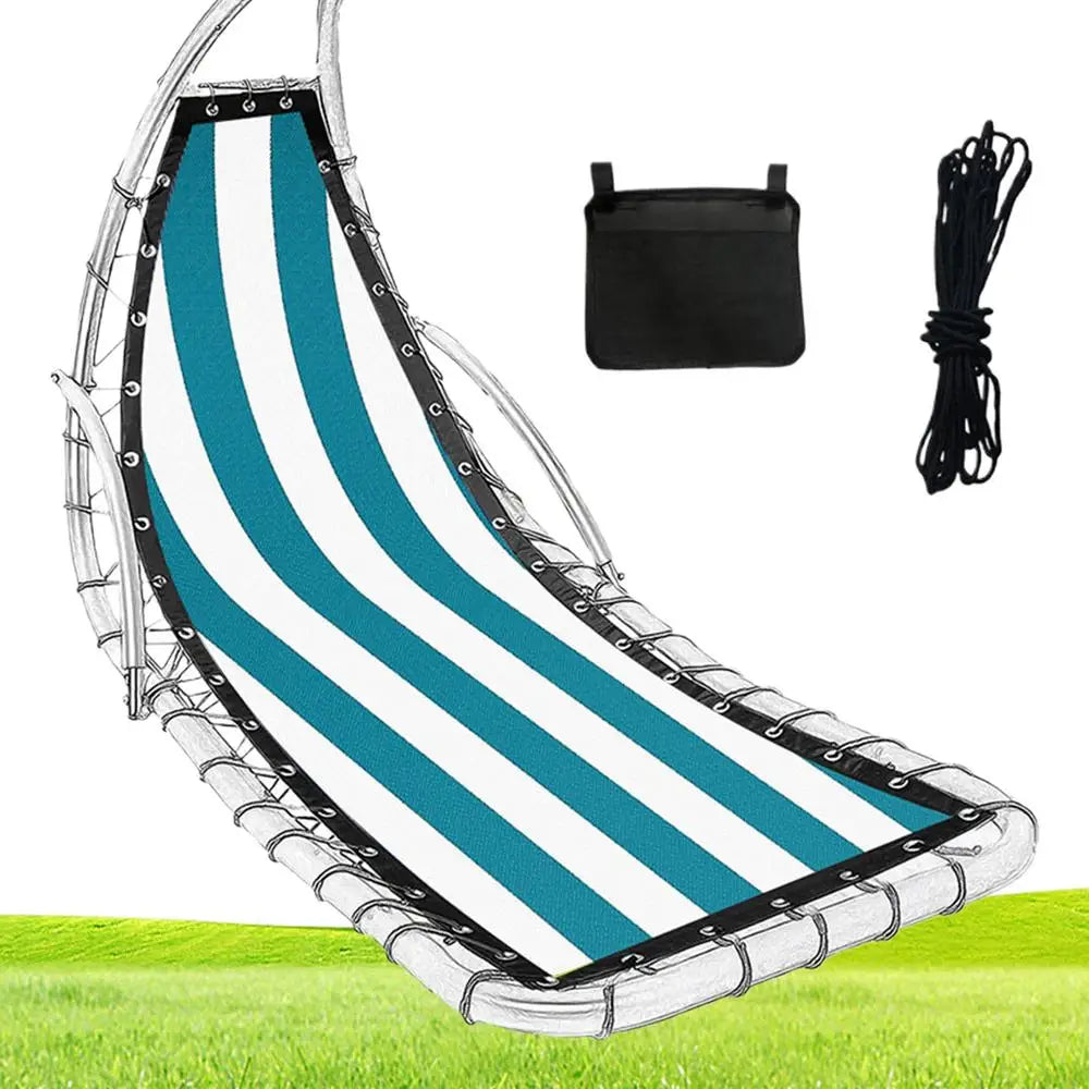 Swinging Chair Seat Cloth Thick Wear-Resistant Chaise Lounger Replacement Fabric For Outdoor Yard Camping Picnic Backyard Lawn Qme Blue China Mainland