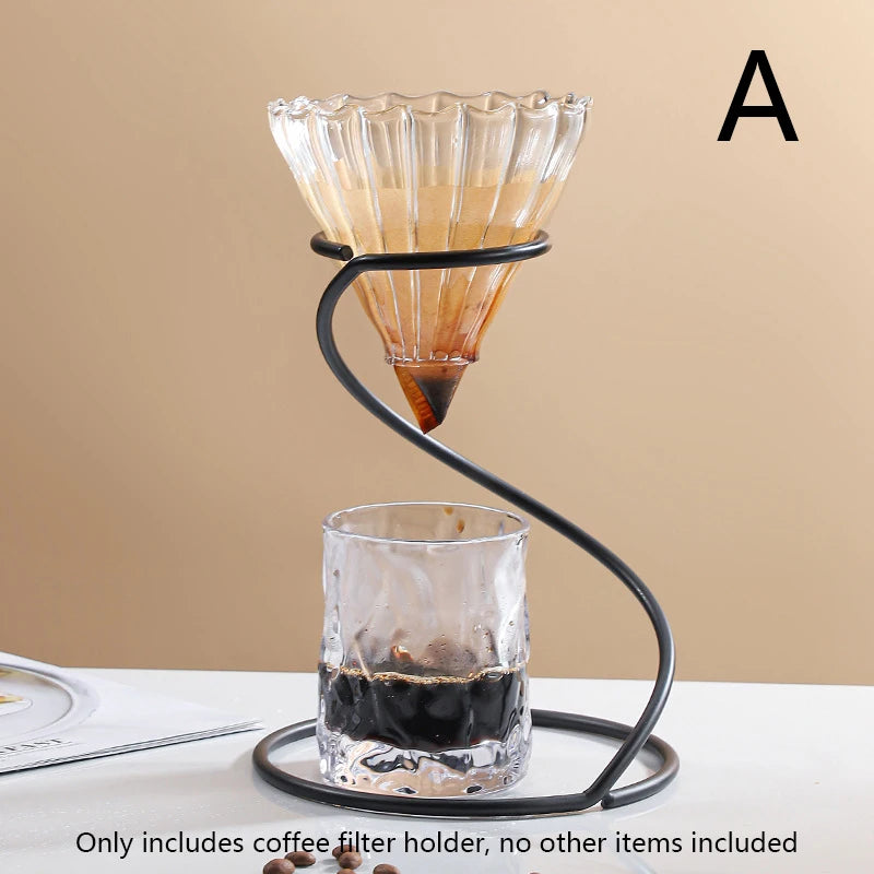 Pour Over Coffee Rack Maker Drip Filter Cup Stand Brewer Holder Hand Qme A