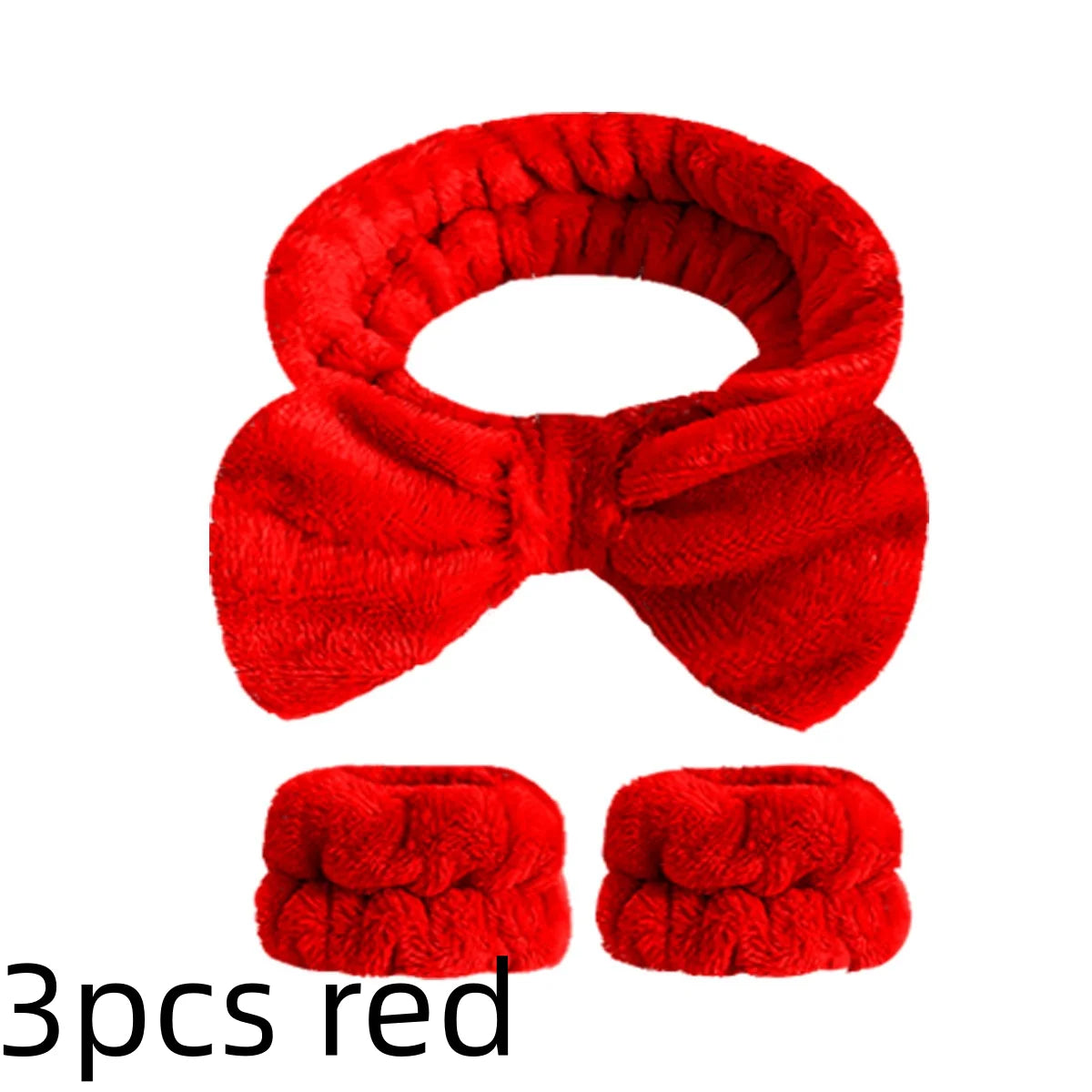 3/16pcs New Dopamine Hair Accessories Kit Flower Shaped Multi-Styles Hair Grabs Hair Circles For Women Daily Party Gift Qme 3pcs red