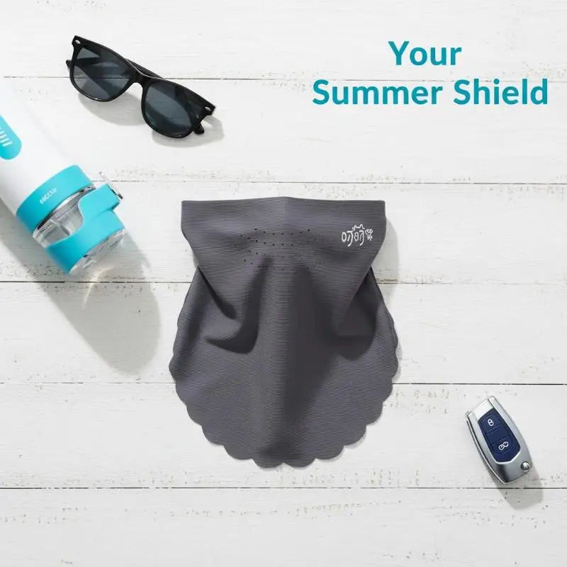 Ice Silk Mask Cycling Sunshade UV Protection Face Neck Sunscreen Men Qme