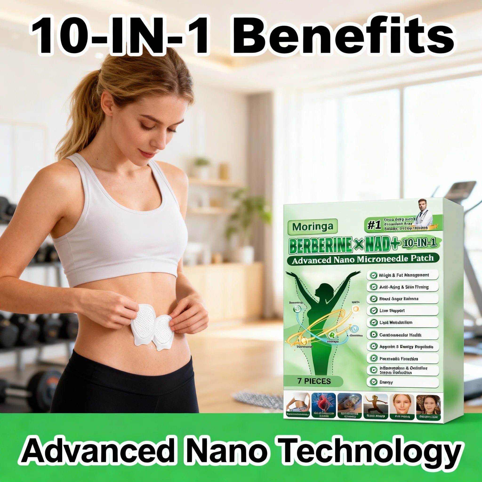 Advanced Nano Microneedle Patch For Body Skin Portable Daily Use External Application Care Sticker Breathable Comfor Adhesion Qme China Mainland