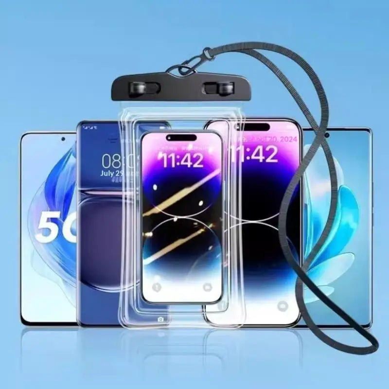 Waterproof Phone Pouch Drift Diving Swimming Bag Underwater Dry Case Qme