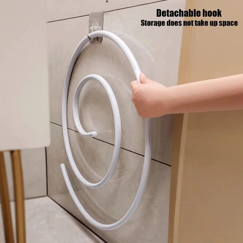 Drying Quilt Artifact Spiral Clothes Rack Circular Folding Balcony Qme