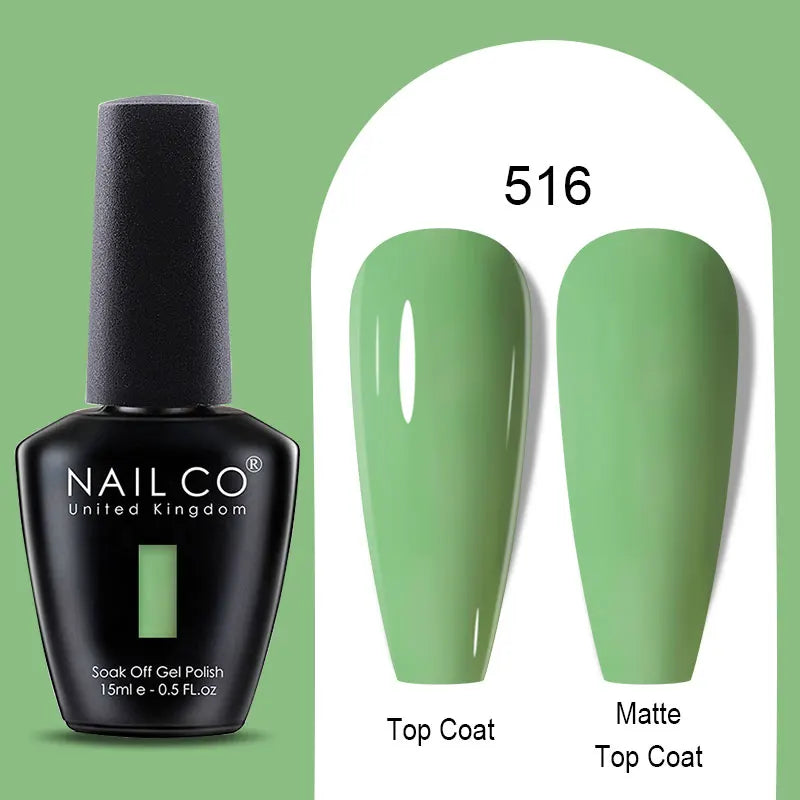 NAILCO Nude Nails Gel Nail Polish UV LED Semi-permant Varnish Hybrid