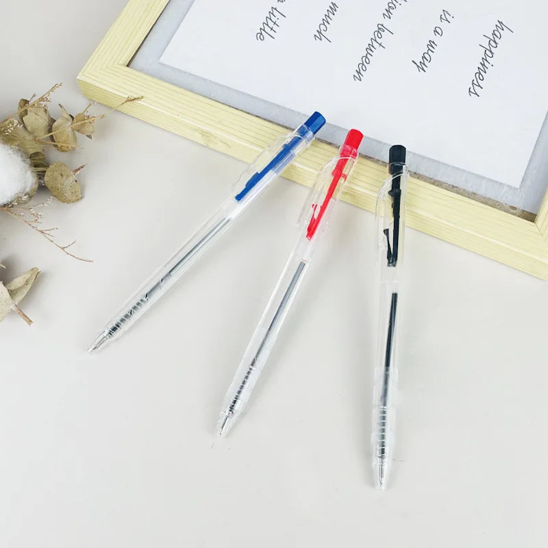 Retractable Ballpoint Pens, Medium Point (0.7mm), 10-30 Pack, Black/Blue/Red Pens Perfect Color Pens For School Office Supplies Qme