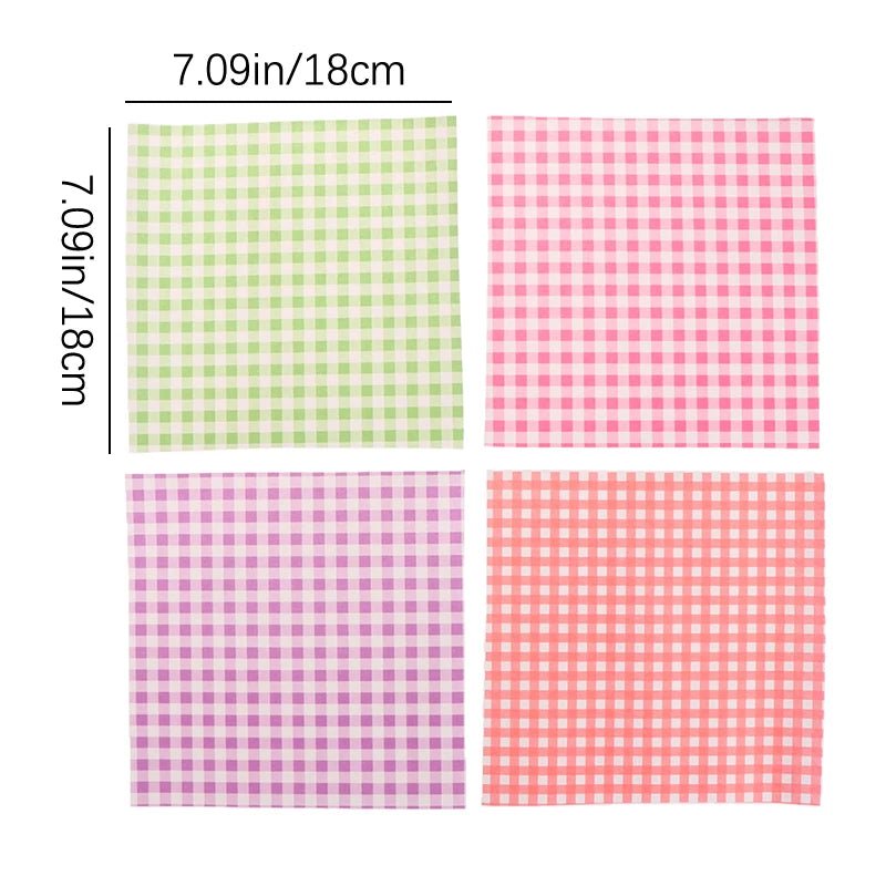 100pcs Food Waxed Paper Oil-Proof Wax Paper Bread Sandwich Burger Fries Macarons Packaging Kitchen Baking Tool Decor Paper Qme