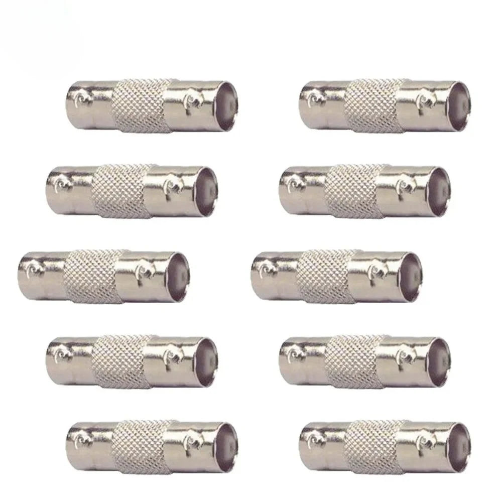 50pcs BNC Female To Female Inline Coupler Coax BNC Connector Extender For CCTV Camera Security Video Surveillance System Qme