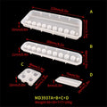 4 Piece Set Glue Dripping Mold Handmade Creative DIY Multifunctional Pen Holder Mold Mobile Phone Bracket Desktop Storage Resin Qme 1