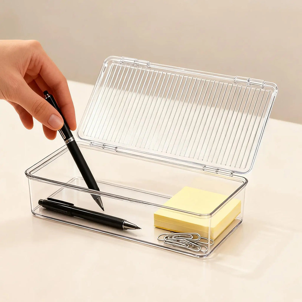 Storage Containers Dustproof Container Lid Organizer Box Pantry Qme