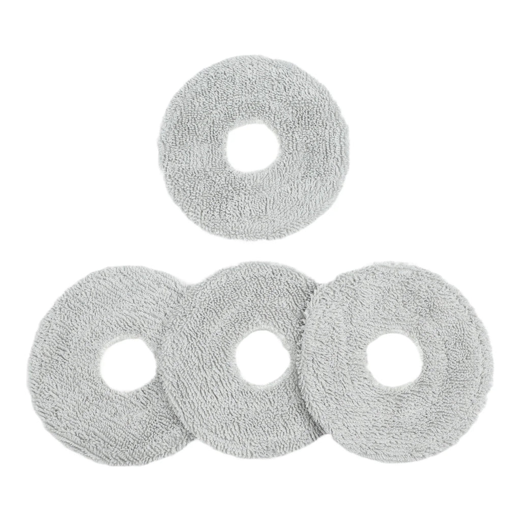 Mop Pads For Dreama For L10 Ultra For L10S Ultra For X50 Ultra For Mova For P50 Microfiber Robot Mop Cloth Vacuum Parts & Acces Qme 4 PACK