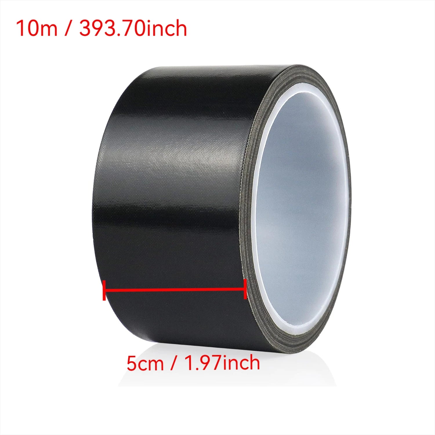 5m/10m Waterproof Black Fabric Repair Tape Self Adhesive Duct Tape For Sofa Car Seat Motorcycle Cushion Heavy Duty Patch Fix Qme 5cmX10m 4Pcs