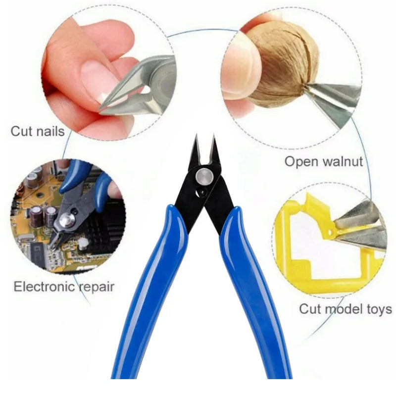 1PC 5 Inch Model Nipper, Plastic Model Tools for Beginners, Sharp Blade Gundam Nipper with Non-Slip Grip for Electronics Qme