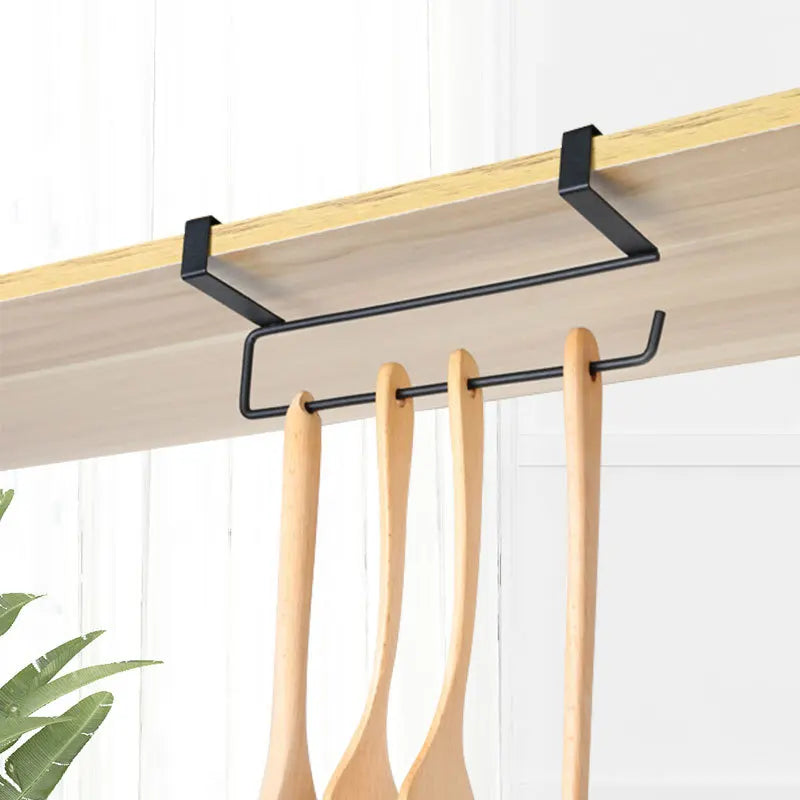White Black Toilet Shelf Paper Roll Rack Home Organizer Tissue Hanger Qme