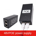 POE Power Supply DC Adapter 24V 0.5A 24W Desktop POE Power Injector Ethernet Adapter Surveillance CCTV AC/DC Adapter Accessories Qme EU