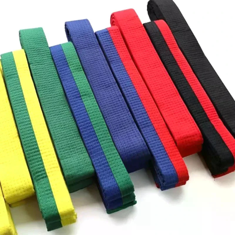 Taekwondo Colored Ranking Belts Cotton Martial Arts Judo Karate TKD Qme