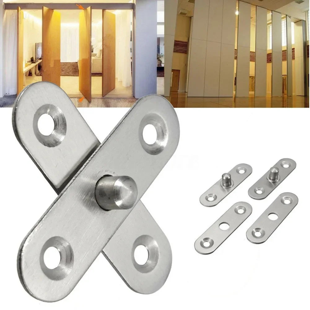 Hinge Rotating Home Internal Door Wooden Door 360 Degree Accessories Door Hardware Pivot Repair Stainless Steel Qme