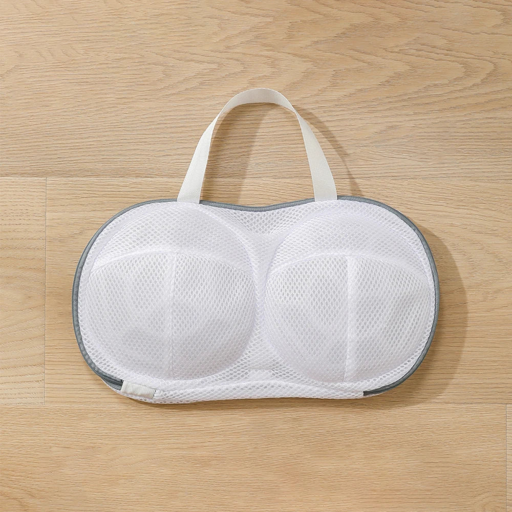 Coarse Mesh Bra Bag, Washing Machine, Underwear Care Bag, Anti Deformation Machine Washing, Thickened And Durable Mesh Bag Qme Gray band bracket