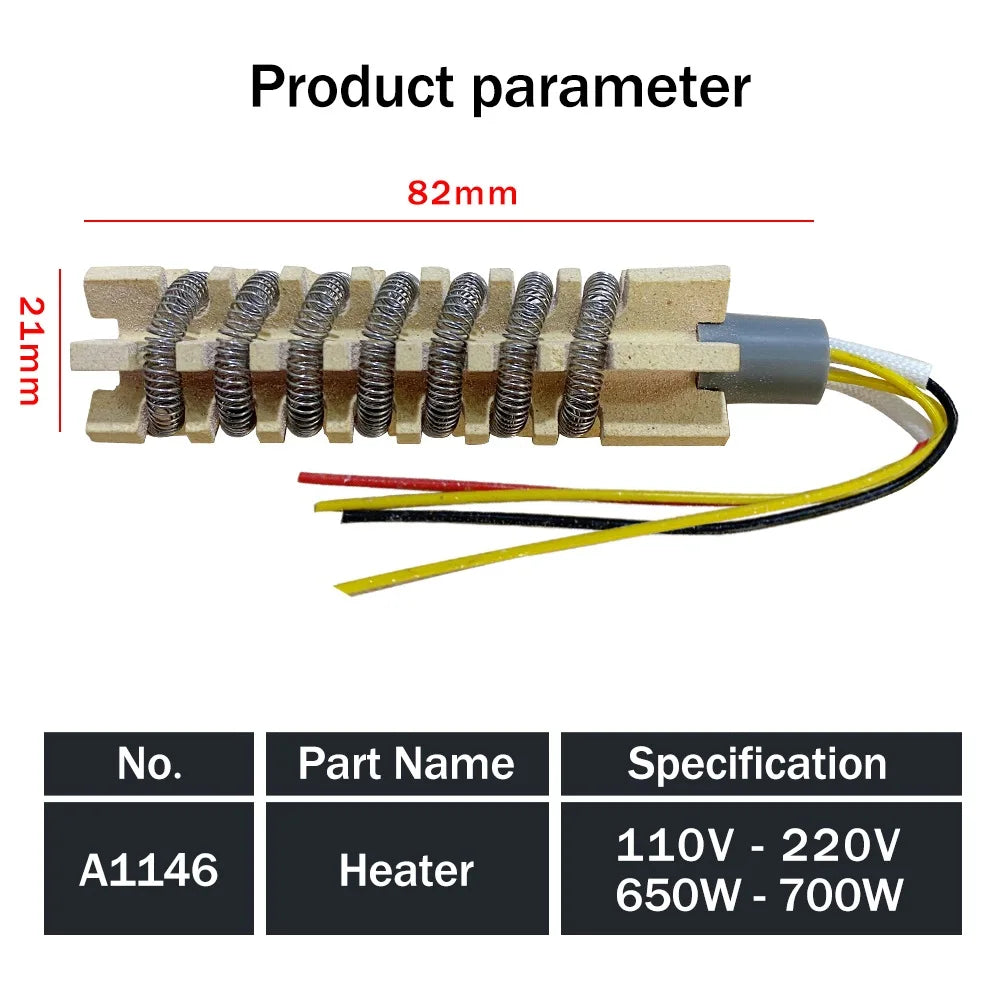 Air Gun 8858 Micro Rework Soldering Station LED Digital Hair Dryer Qme