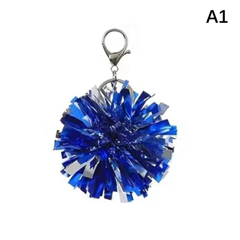 Colorful Cheer Pom Keychains Cheerleader Cheerleading Keyring Charm Qme Other A1